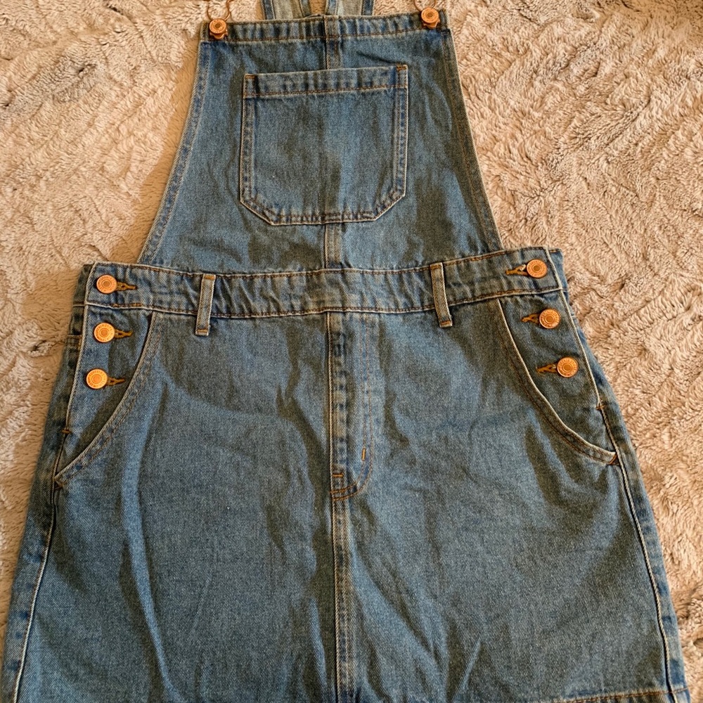 Forever 21 Denim Overall Dress